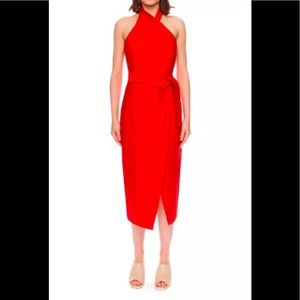 Red C/Meo Collective Two Sides Dress Size 4